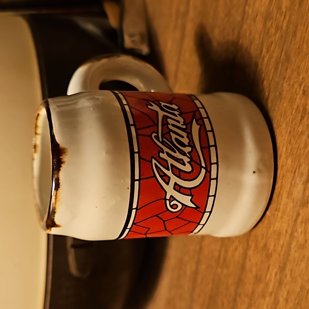 Atlanta,  TWE, Taiwan, mini souvenir mug, toothpick holder, pen holder, Georgia.